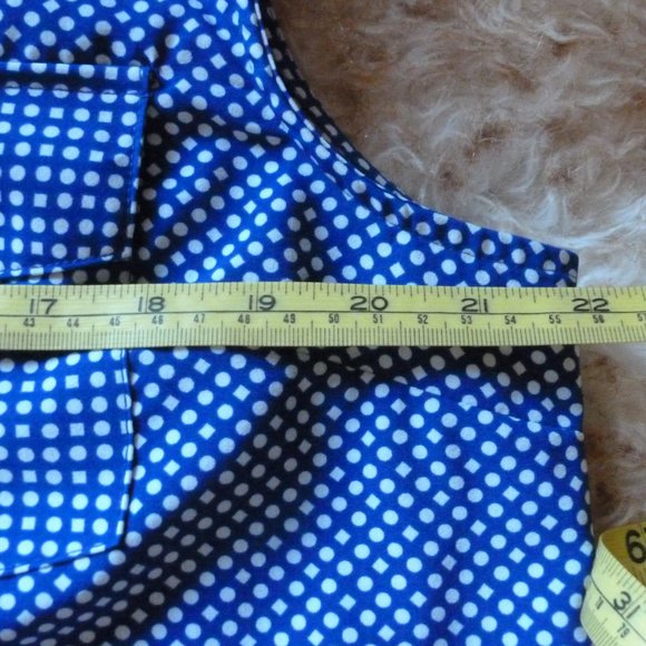 COPY - Notation's Polka Dot Button Down Collared Blouse szL - Picture 8 of 10